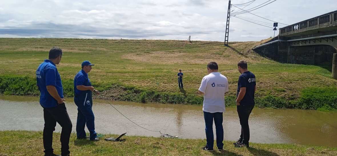 Magyar-román határvízi mérés 2023