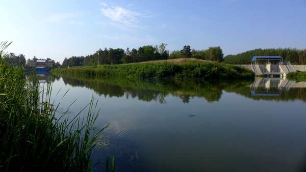 A Keleti- és a Nyugati-főcsatorna beeresztő műtárgyai Tiszavasvárinál