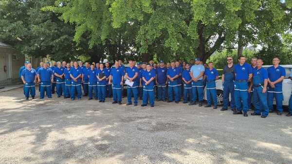 Debreceni vízügyesek a Szigetközi Szakaszmérnökségen